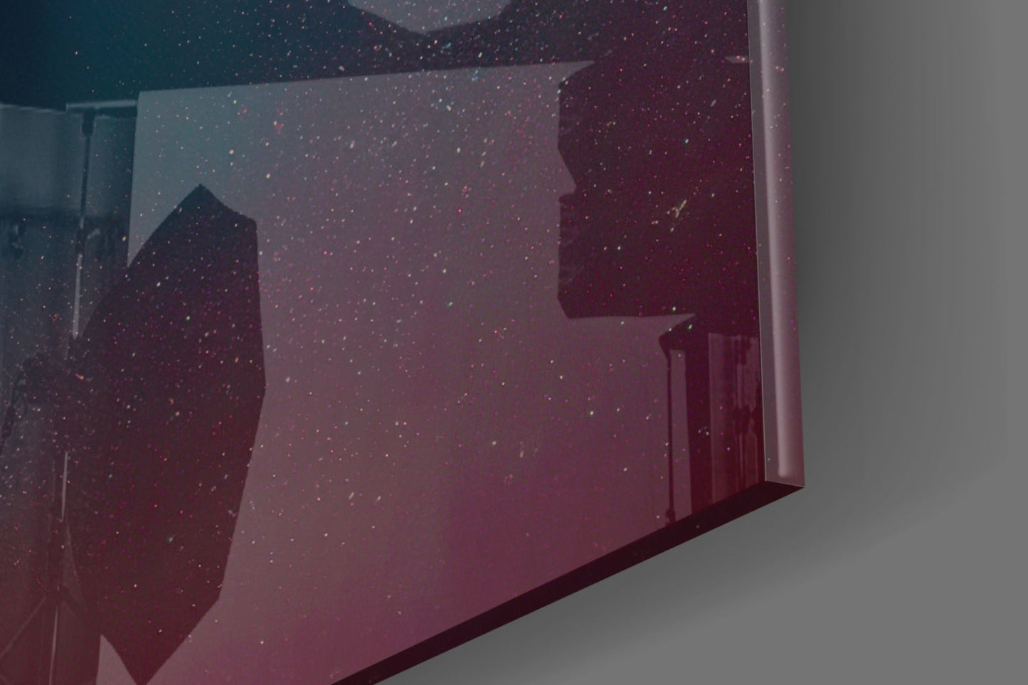 Melt of the Skull Glass Wall Art