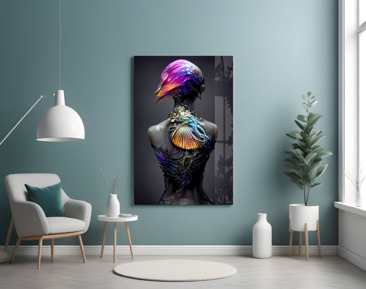 Mutation Glass Wall Art