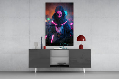 Shaman of the New World Glass Wall Art