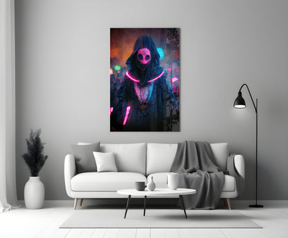 Shaman of the New World Glass Wall Art