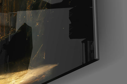 Time Flow Glass Wall Art