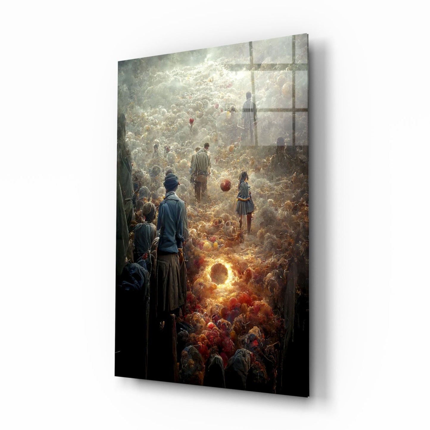 Abandonment Glass Wall Art