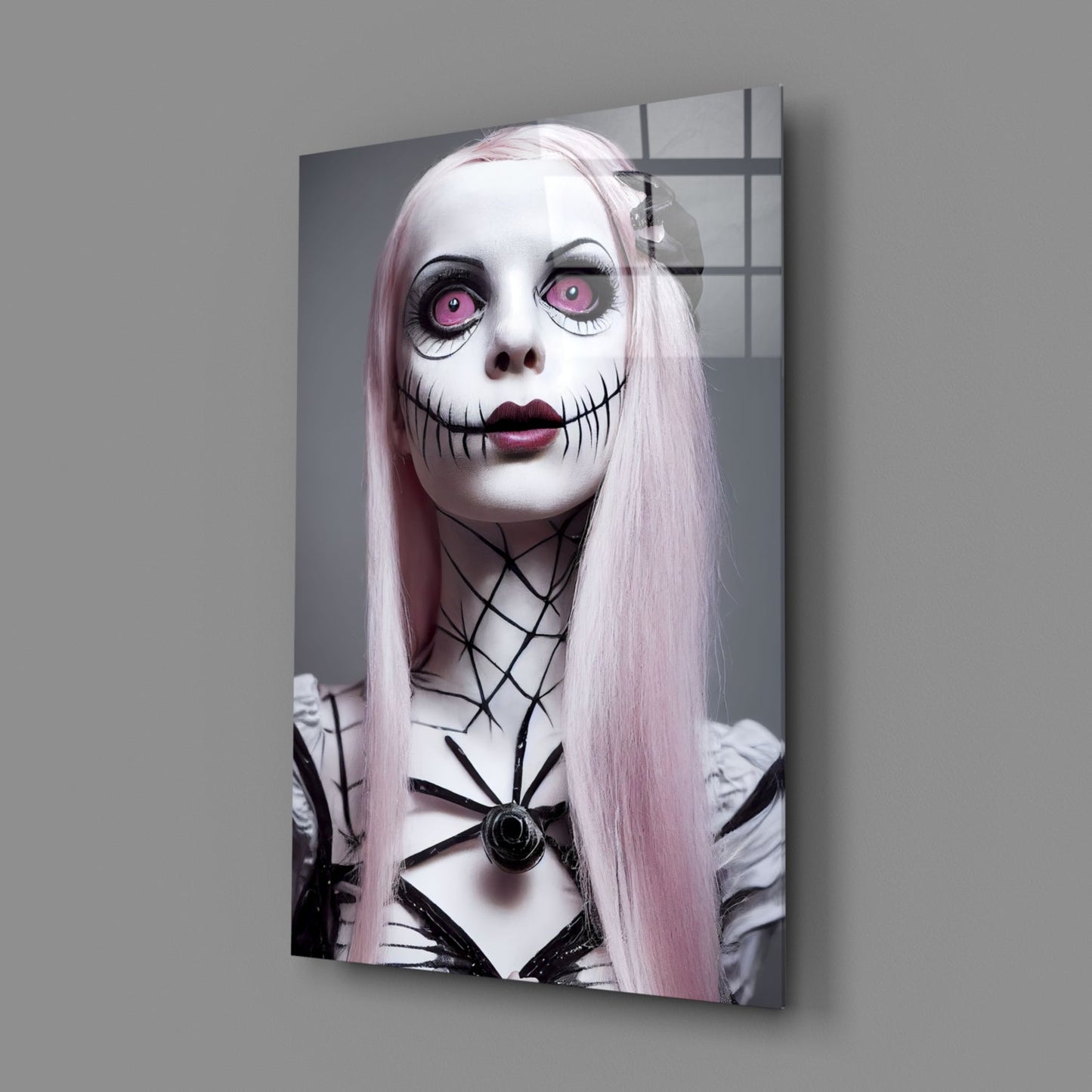 The Puppet Glass Wall Art