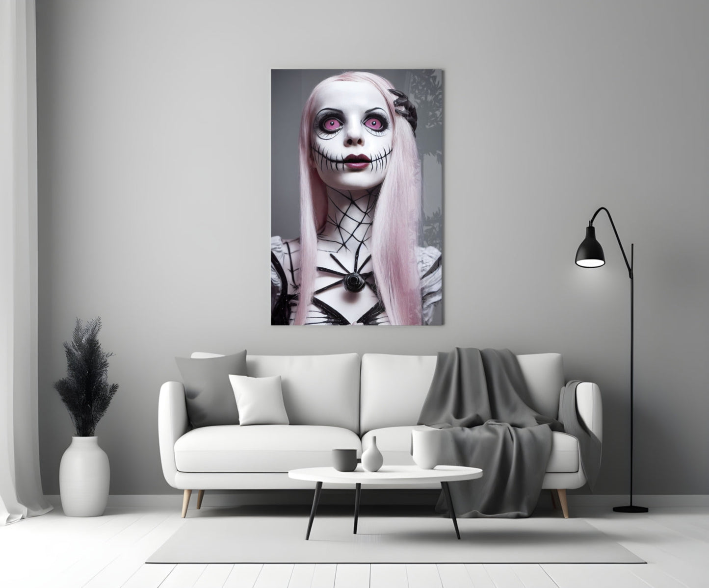 The Puppet Glass Wall Art