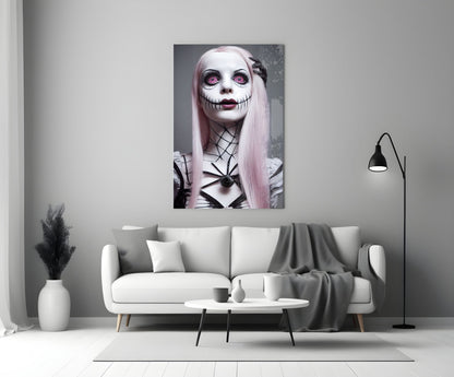 The Puppet Glass Wall Art