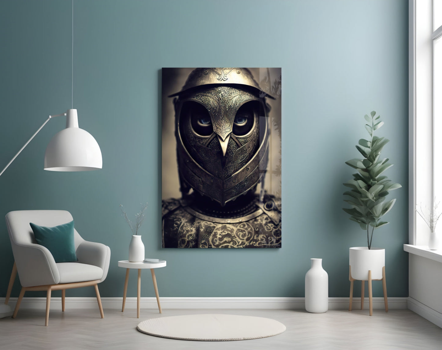 The Beak Glass Wall Art