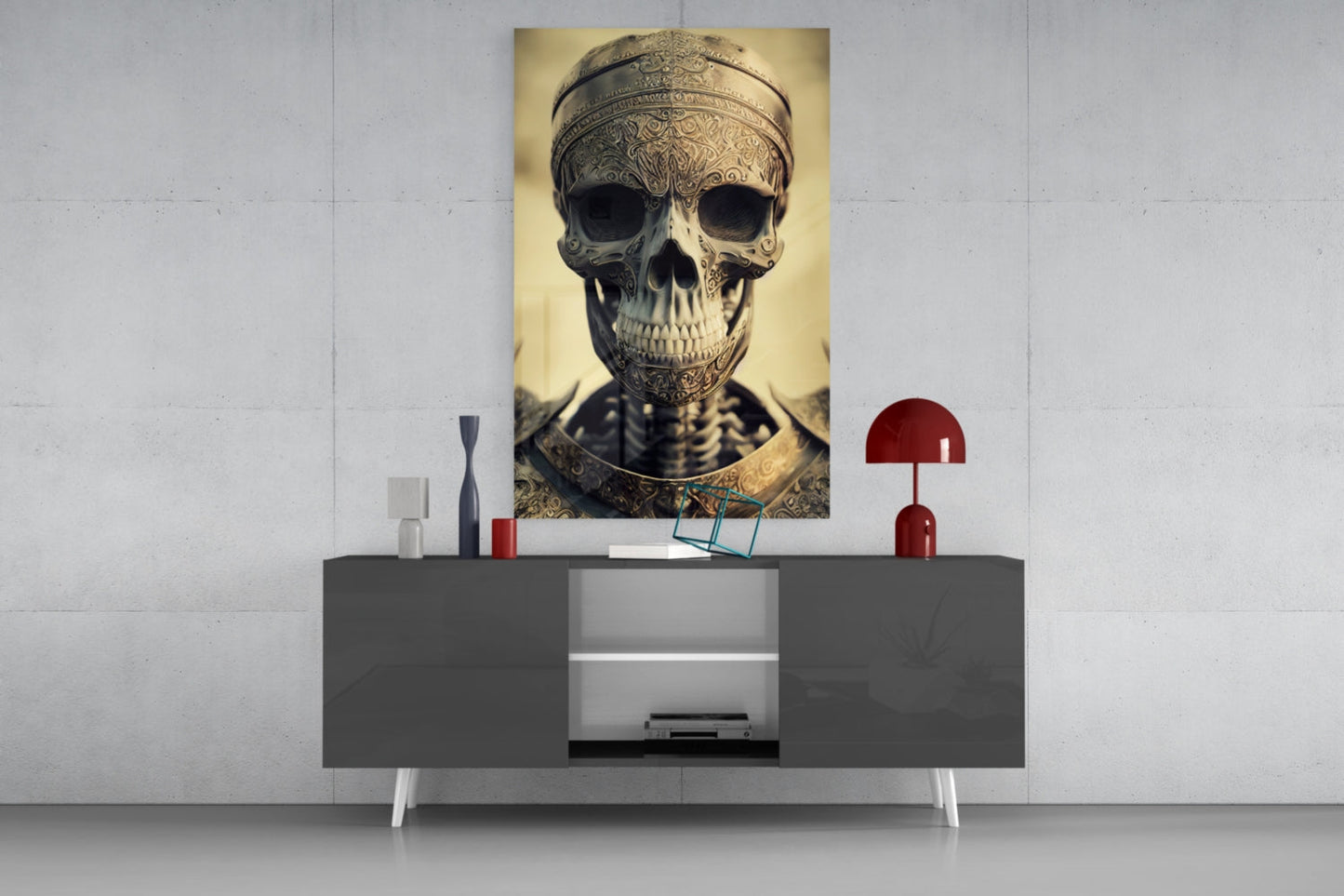 The Immortal Fighter Glass Wall Art
