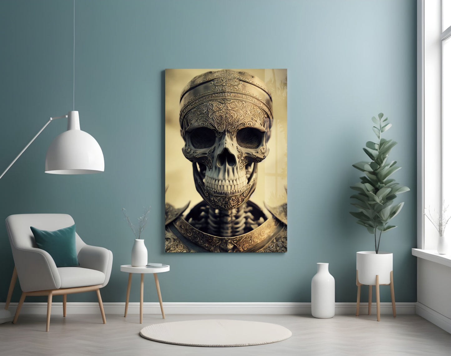 The Immortal Fighter Glass Wall Art
