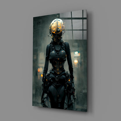 She Glass Wall Art