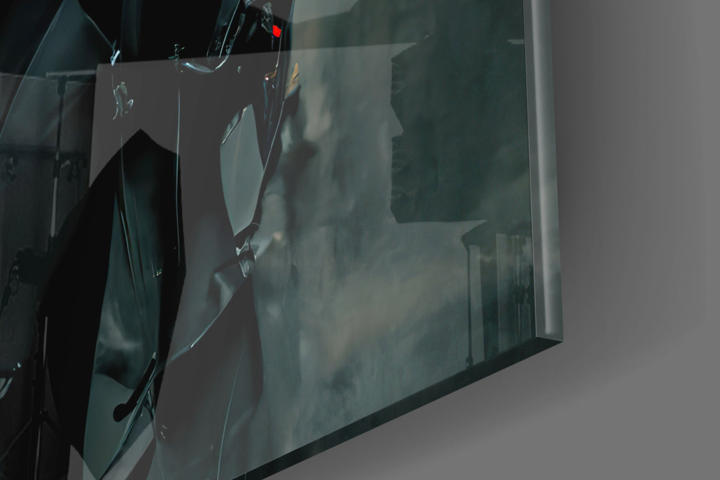 She Glass Wall Art