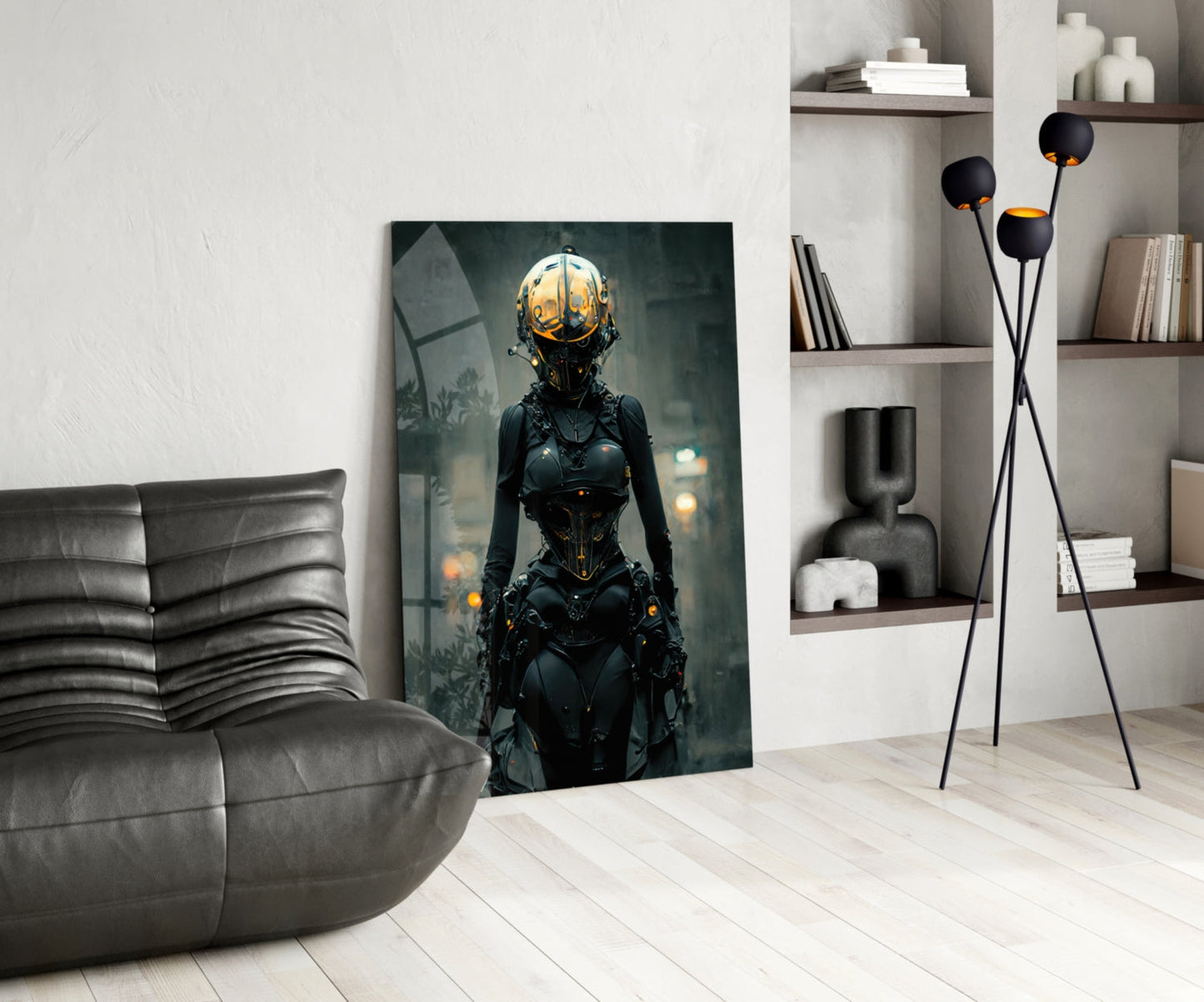 She Glass Wall Art