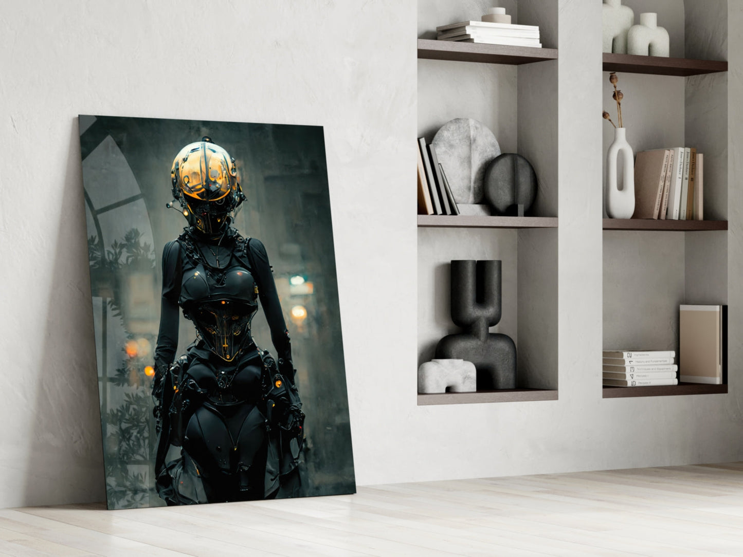 She Glass Wall Art