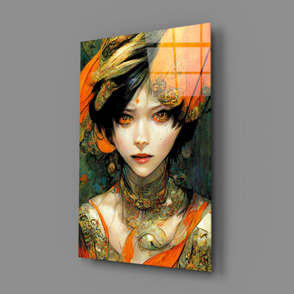 The Elegiac in Eyes Glass Wall Art