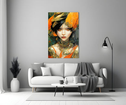 The Elegiac in Eyes Glass Wall Art