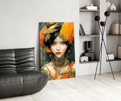 The Elegiac in Eyes Glass Wall Art