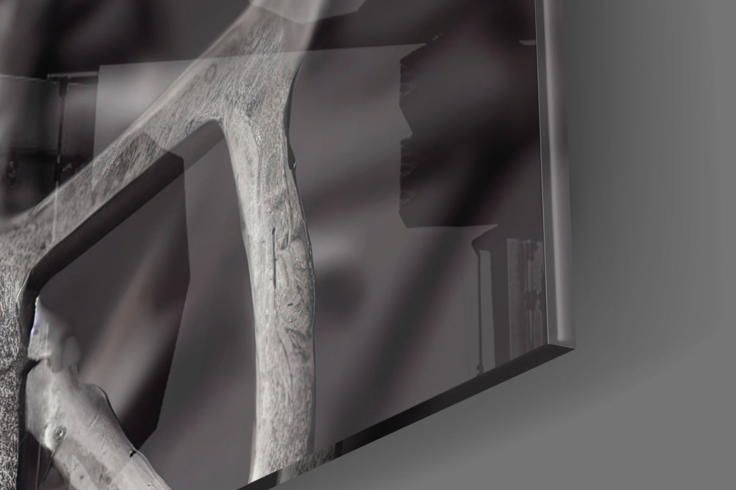 Future Human Glass Wall Art
