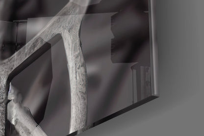 Future Human Glass Wall Art