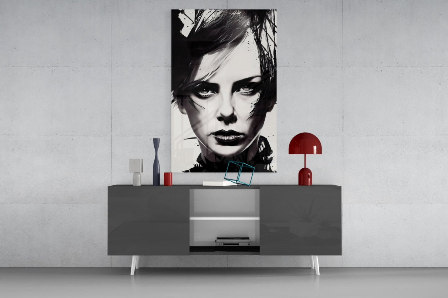Bellicose Glass Wall Art