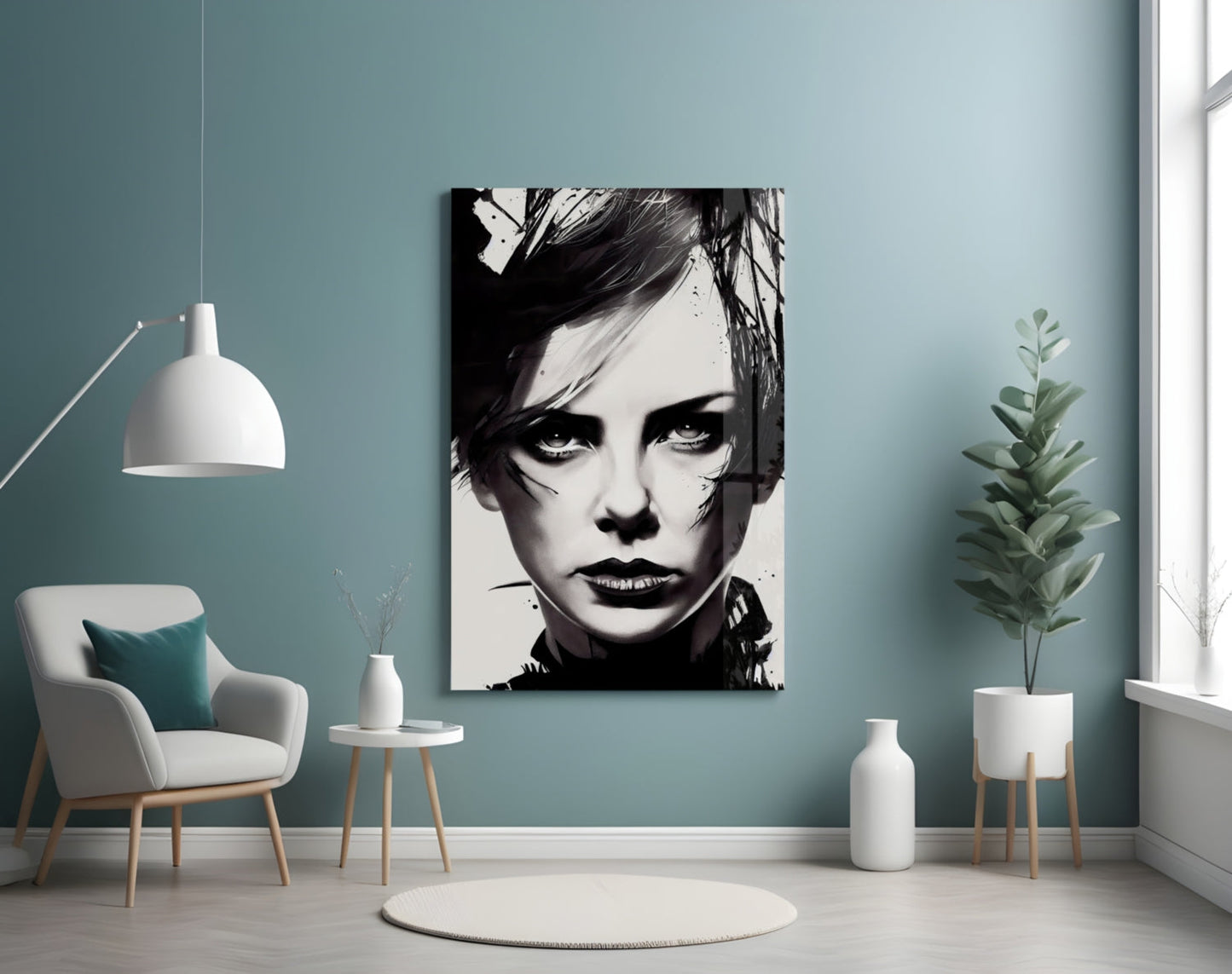 Bellicose Glass Wall Art