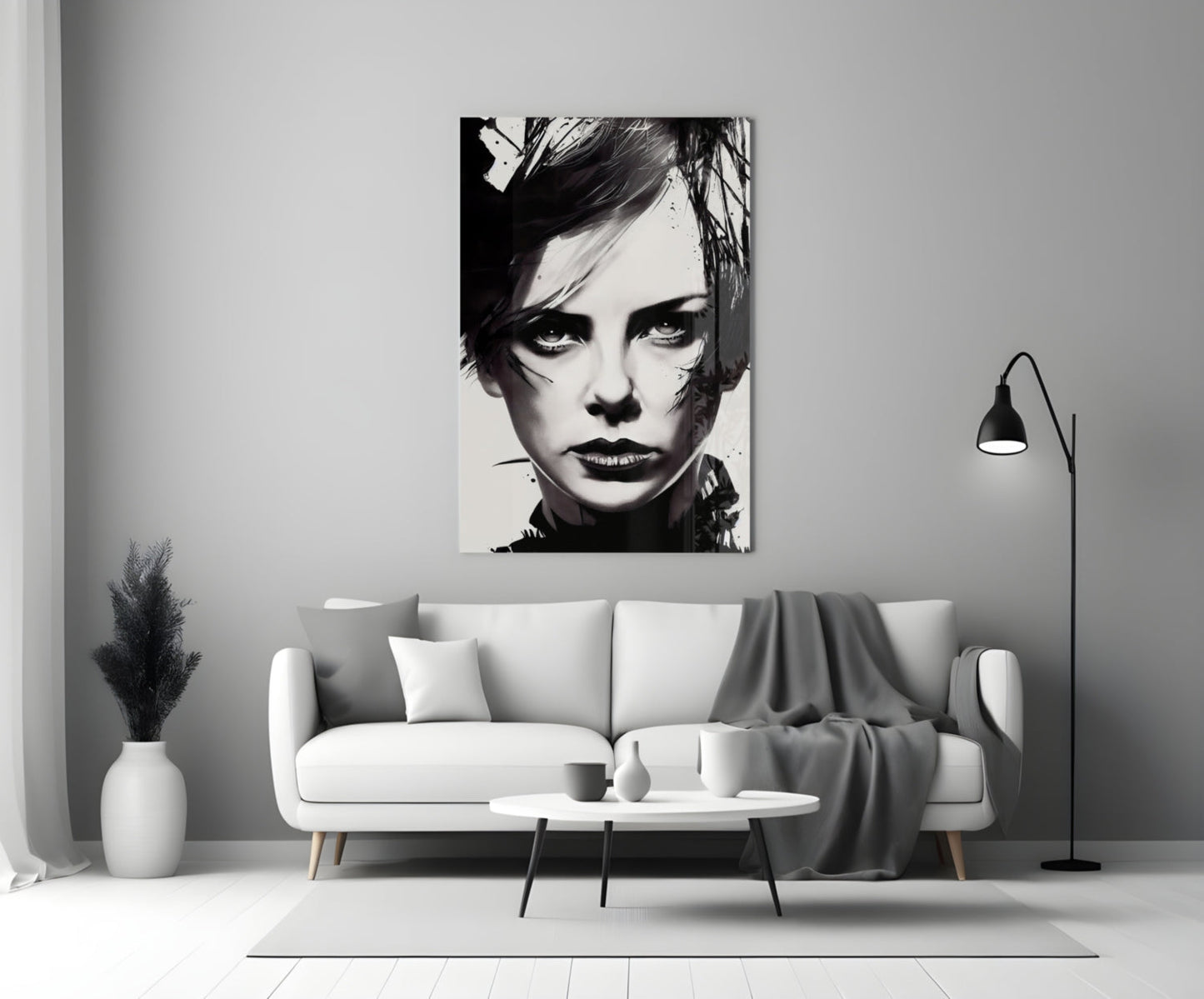 Bellicose Glass Wall Art