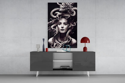 Medusa Glass Wall Art