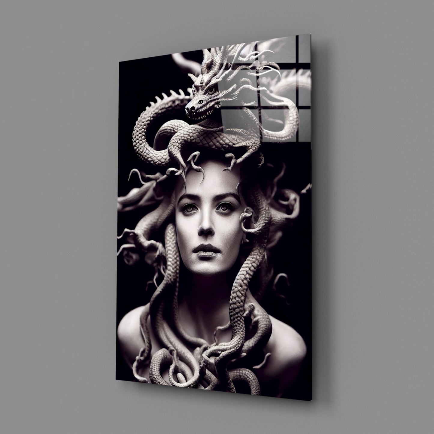 Medusa Glass Wall Art