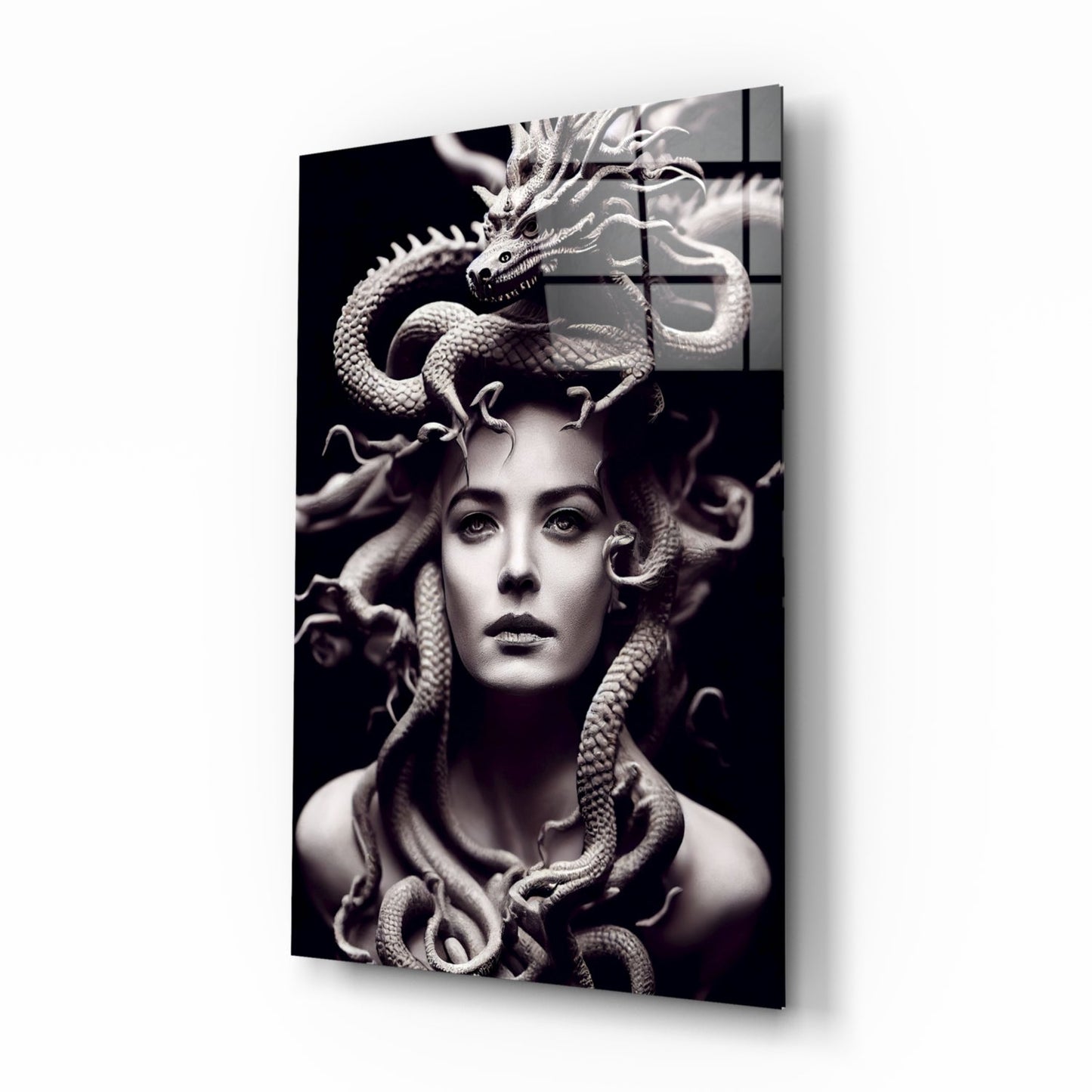 Medusa Glass Wall Art