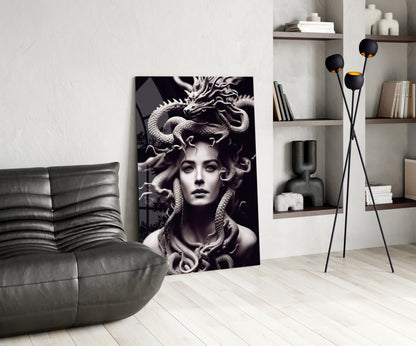 Medusa Glass Wall Art