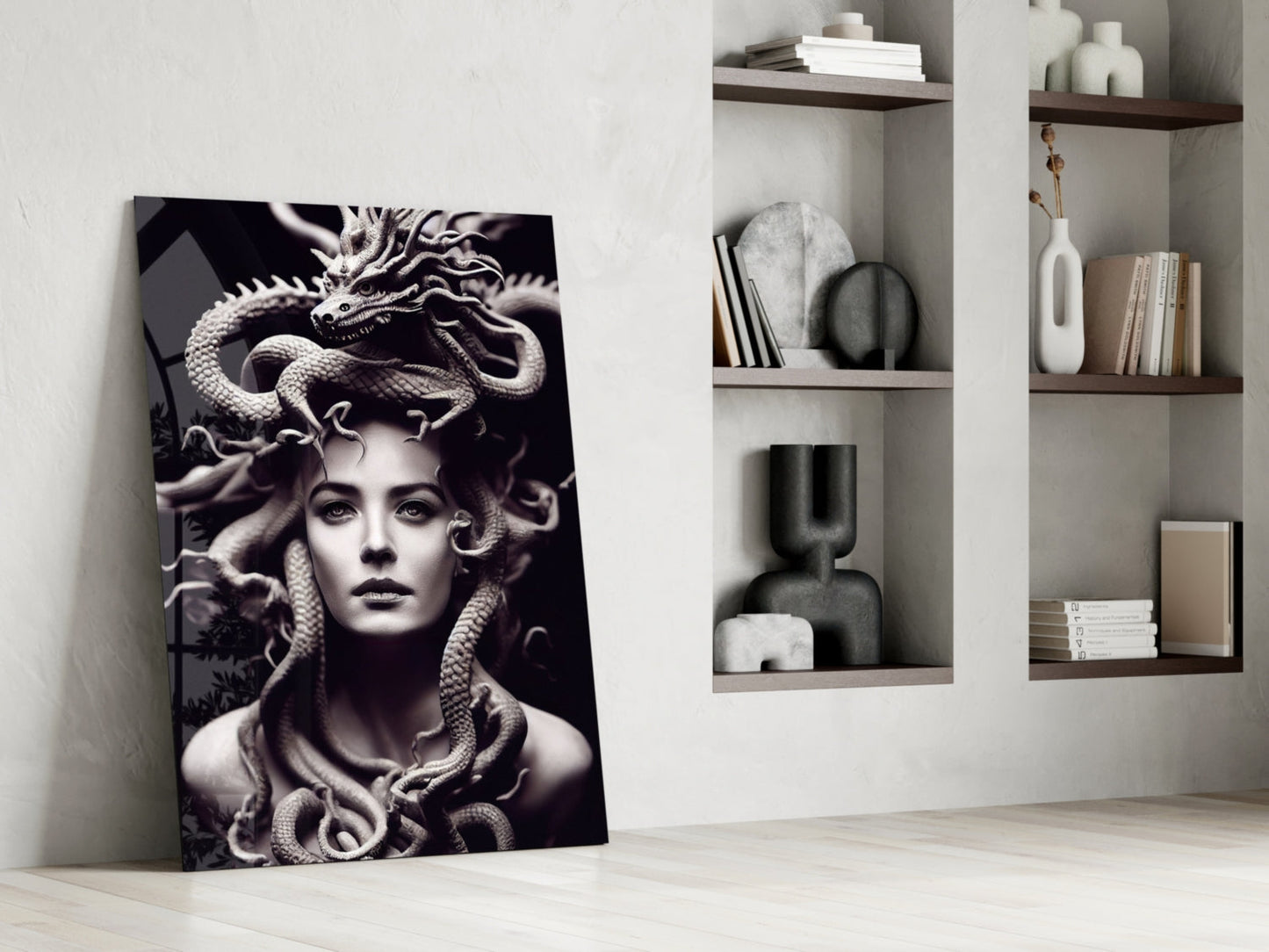 Medusa Glass Wall Art