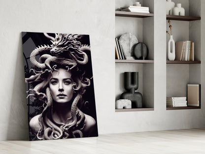 Medusa Glass Wall Art