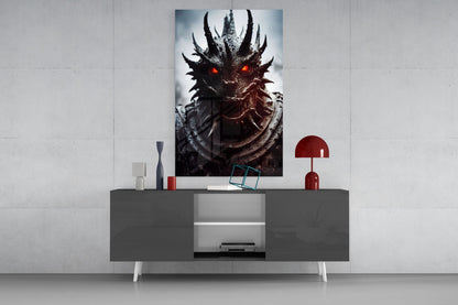 The Beast Glass Wall Art