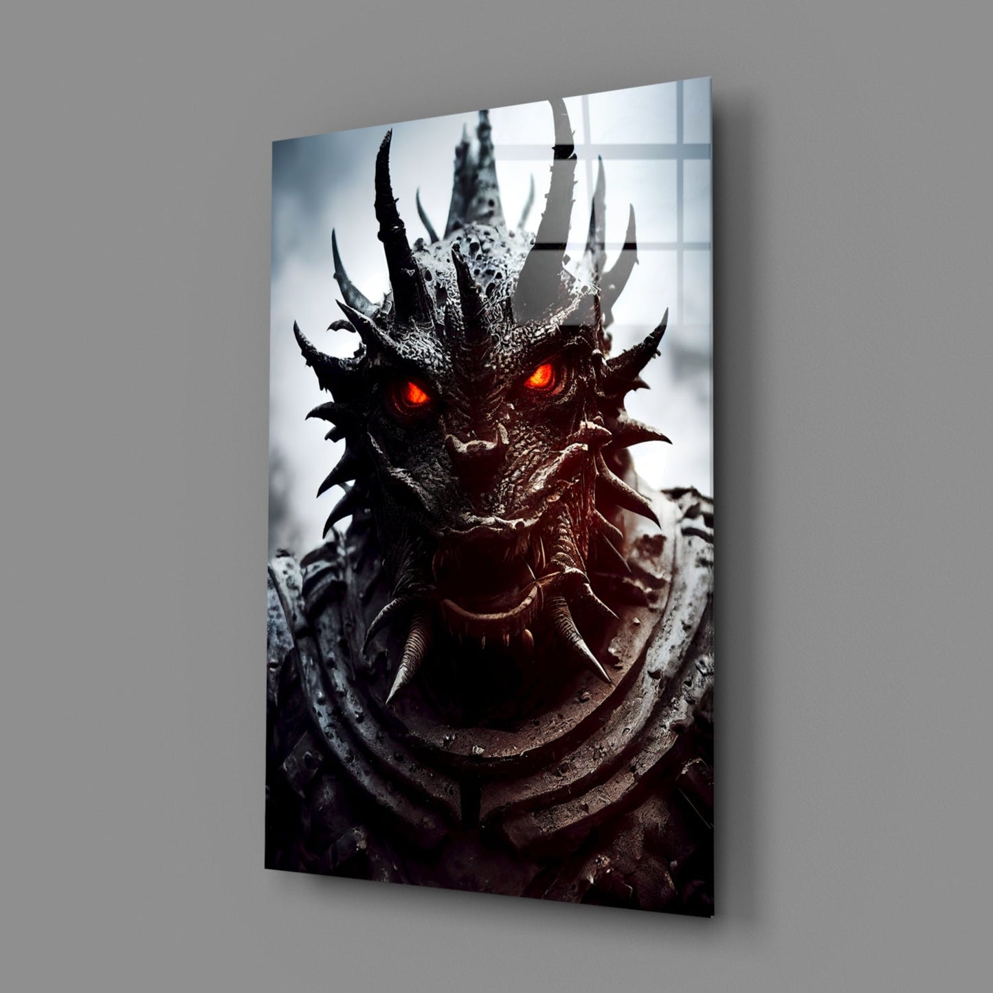 The Beast Glass Wall Art