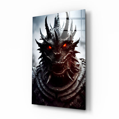 The Beast Glass Wall Art