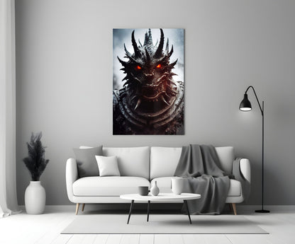 The Beast Glass Wall Art
