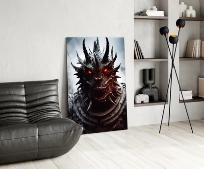 The Beast Glass Wall Art