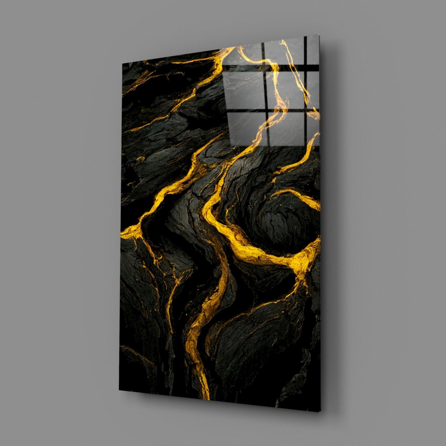 Slit Glass Wall Art