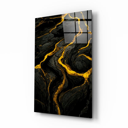Slit Glass Wall Art