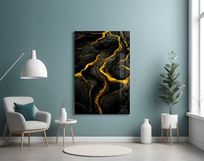 Slit Glass Wall Art