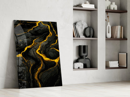 Slit Glass Wall Art