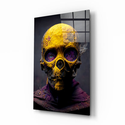Skull Glass Wall Art