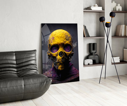 Skull Glass Wall Art