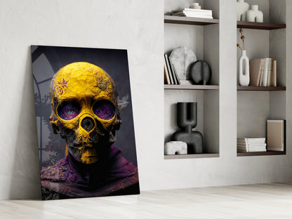 Skull Glass Wall Art