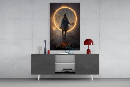Circle Glass Wall Art