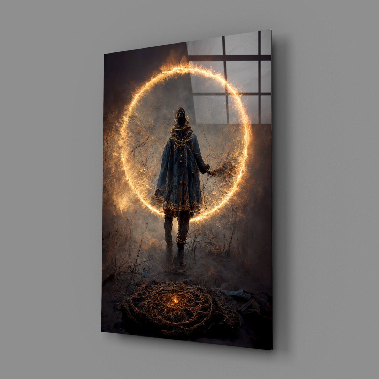 Circle Glass Wall Art