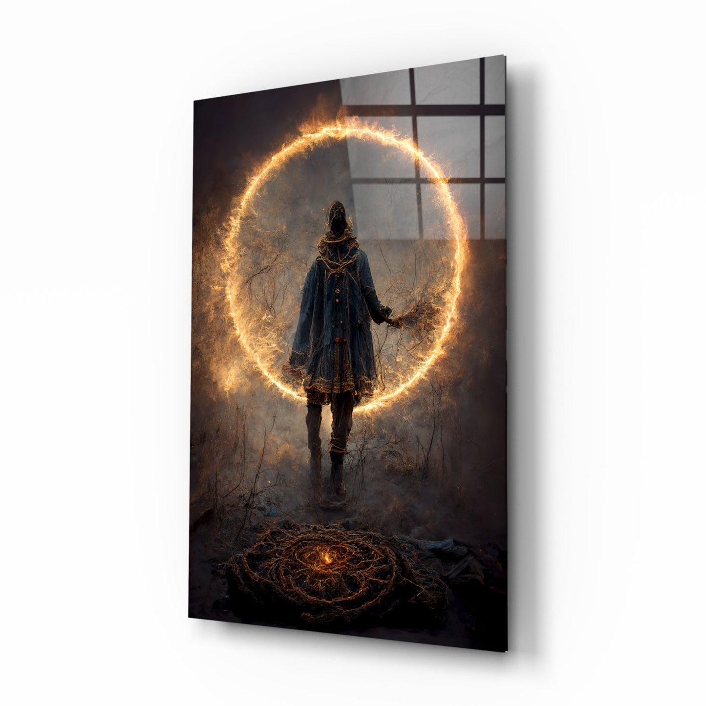 Circle Glass Wall Art