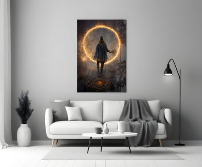 Circle Glass Wall Art