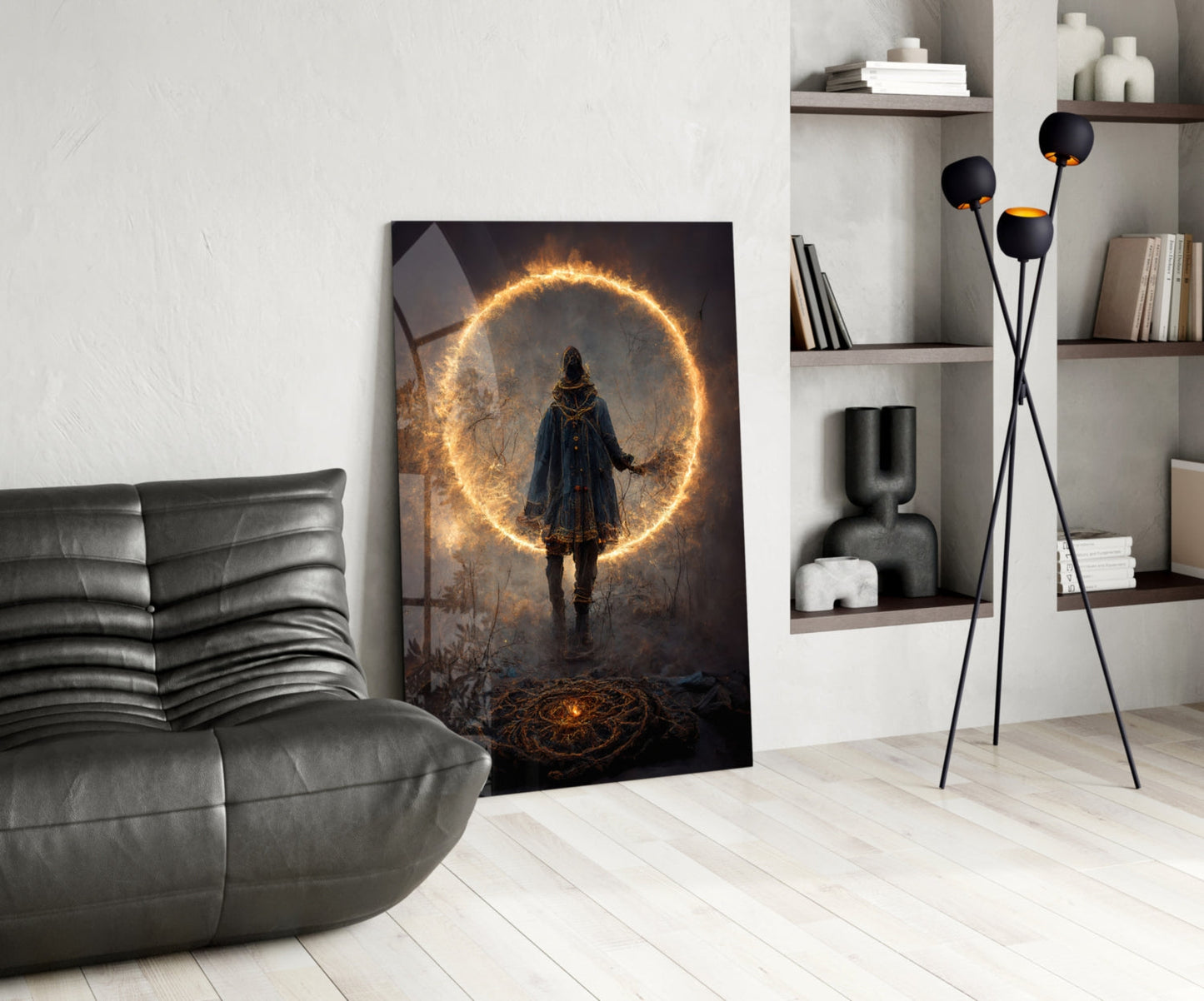 Circle Glass Wall Art