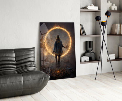 Circle Glass Wall Art