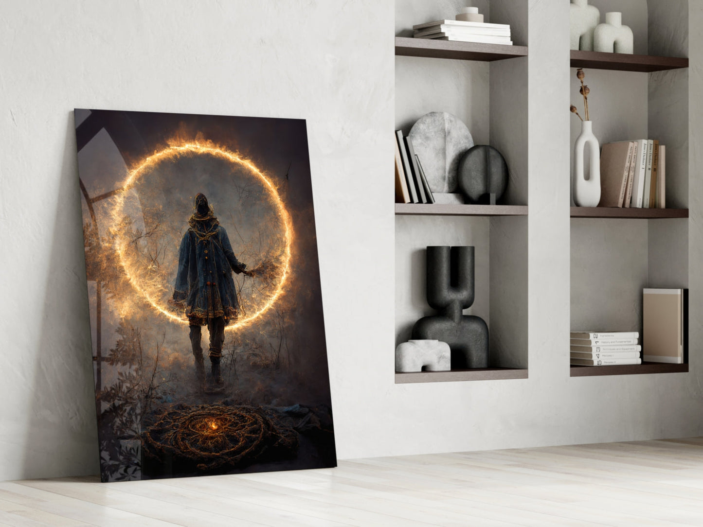 Circle Glass Wall Art