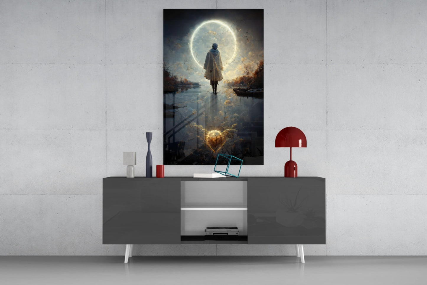 Tranquility Glass Wall Art